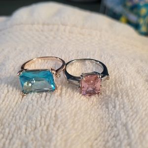 2 rings costume jewelry.